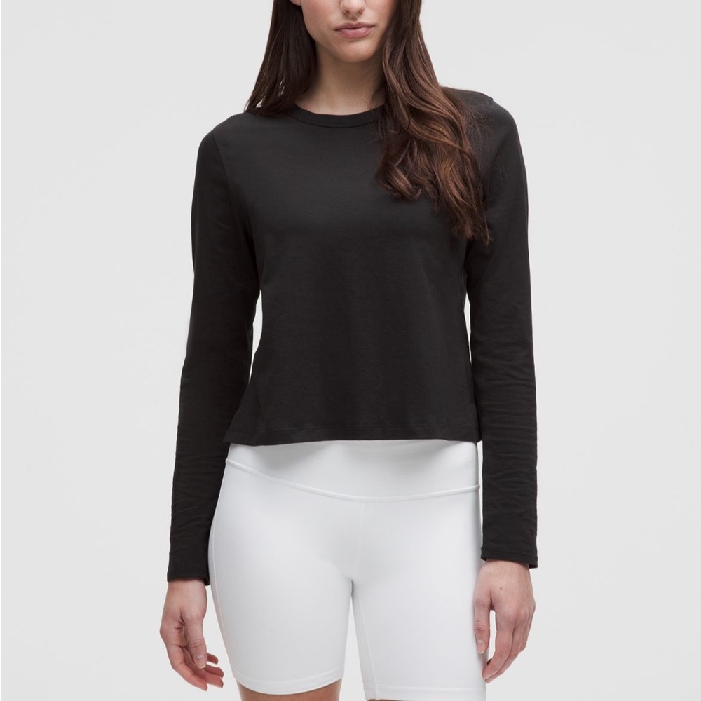 lululemon - classic fit cotton blend long sleeve
